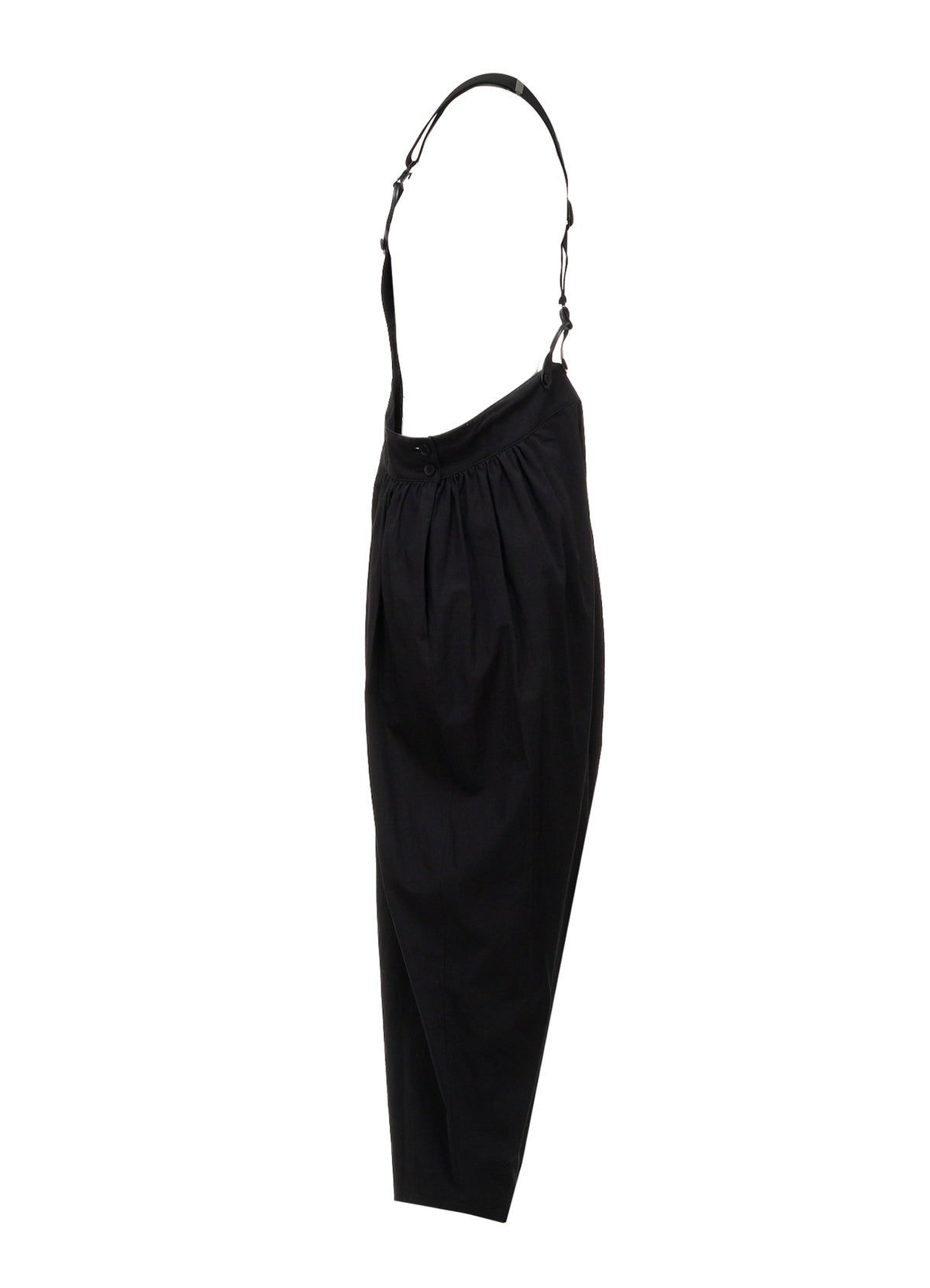 HIGH TWIST POPLIN SUSPENDER PANTS