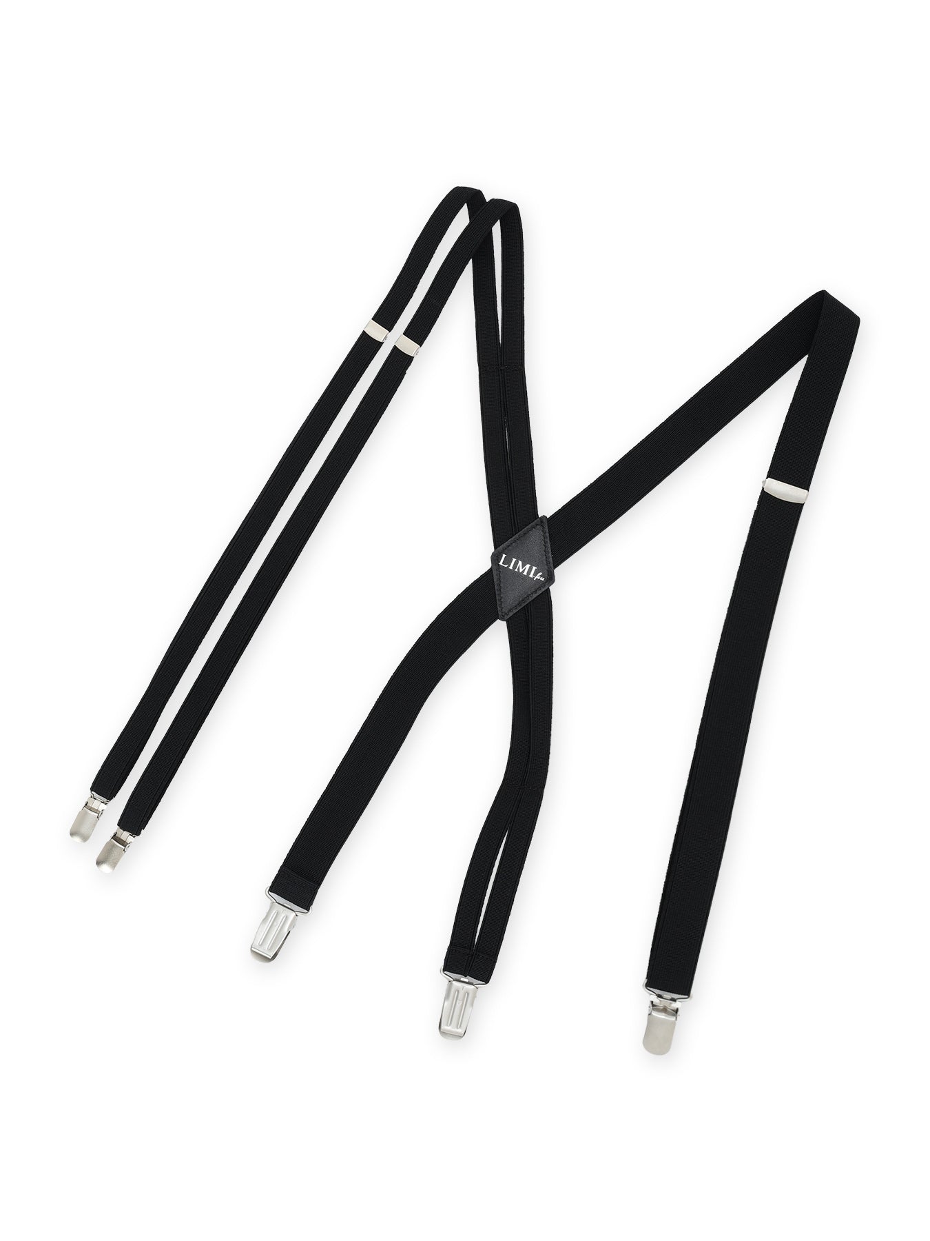 POLYESTER RUBBER ASYMMETRIC DOUBLE STRAP SUSPENDERS