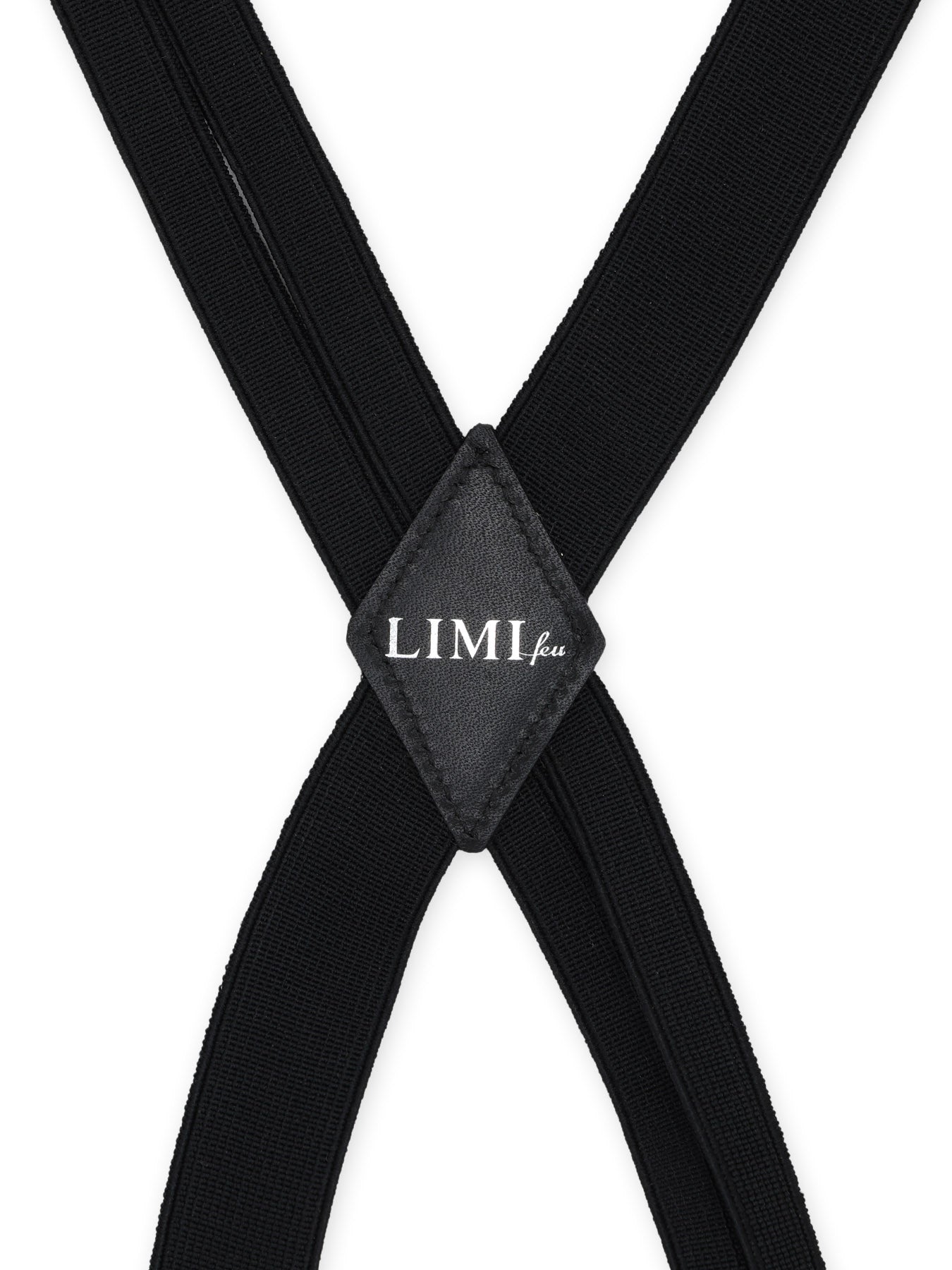 POLYESTER RUBBER ASYMMETRIC DOUBLE STRAP SUSPENDERS