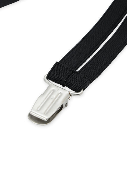 POLYESTER RUBBER ASYMMETRIC DOUBLE STRAP SUSPENDERS