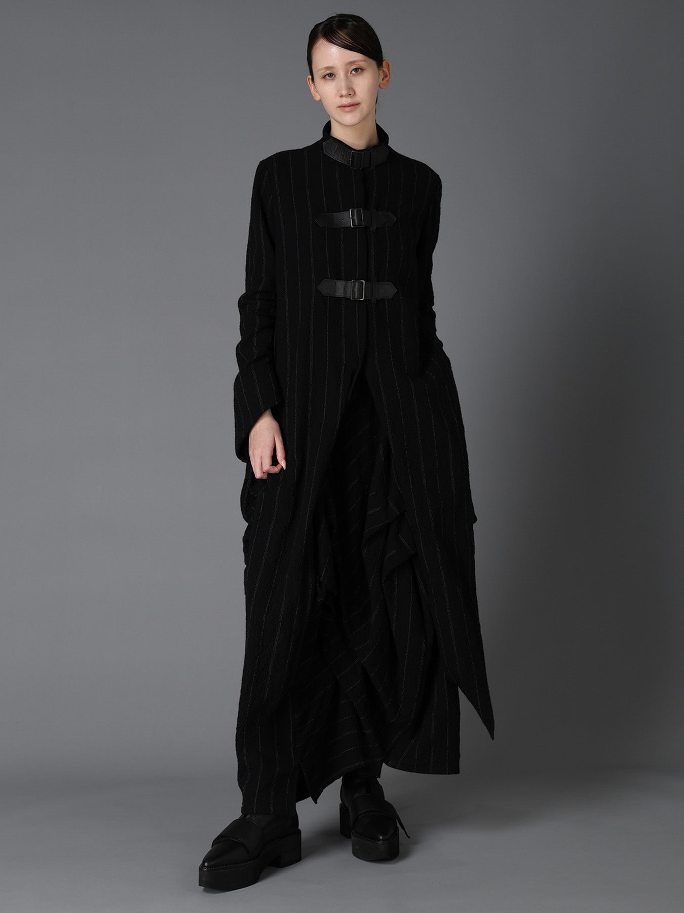 C/W STRIPE  TUCK SKIRT