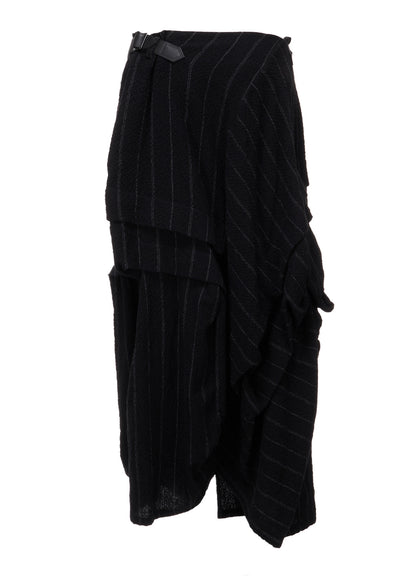 C/W STRIPE  TUCK SKIRT