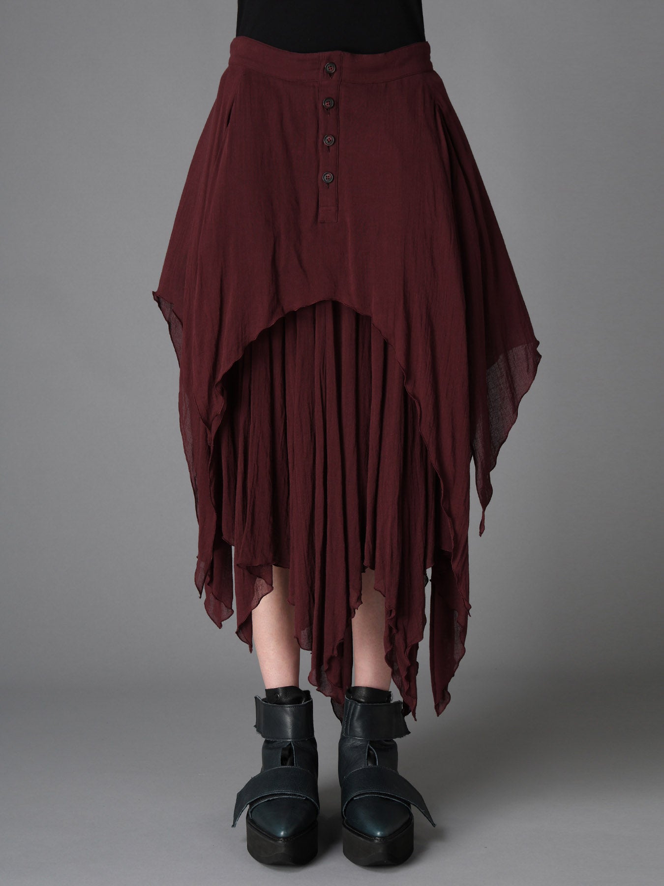 RY/LI GAUZE WAKAME SKIRT