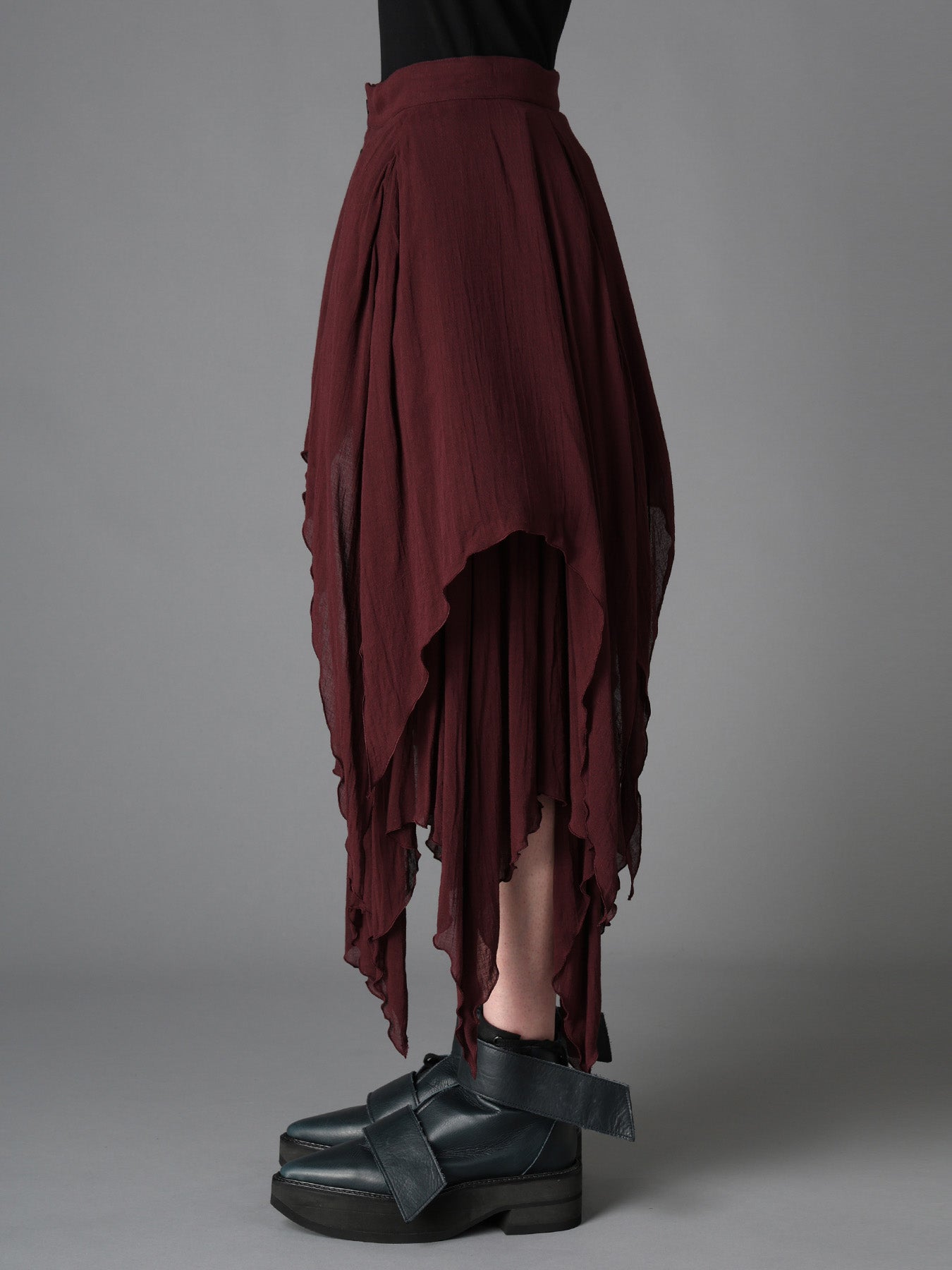 RY/LI GAUZE WAKAME SKIRT – THE SHOP YOHJI YAMAMOTO