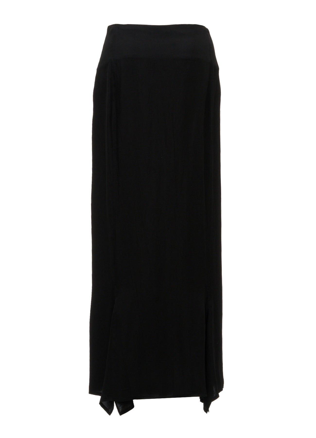 HIGH TWIST GABARDINE FLARED PANEL PENCIL SKIRT
