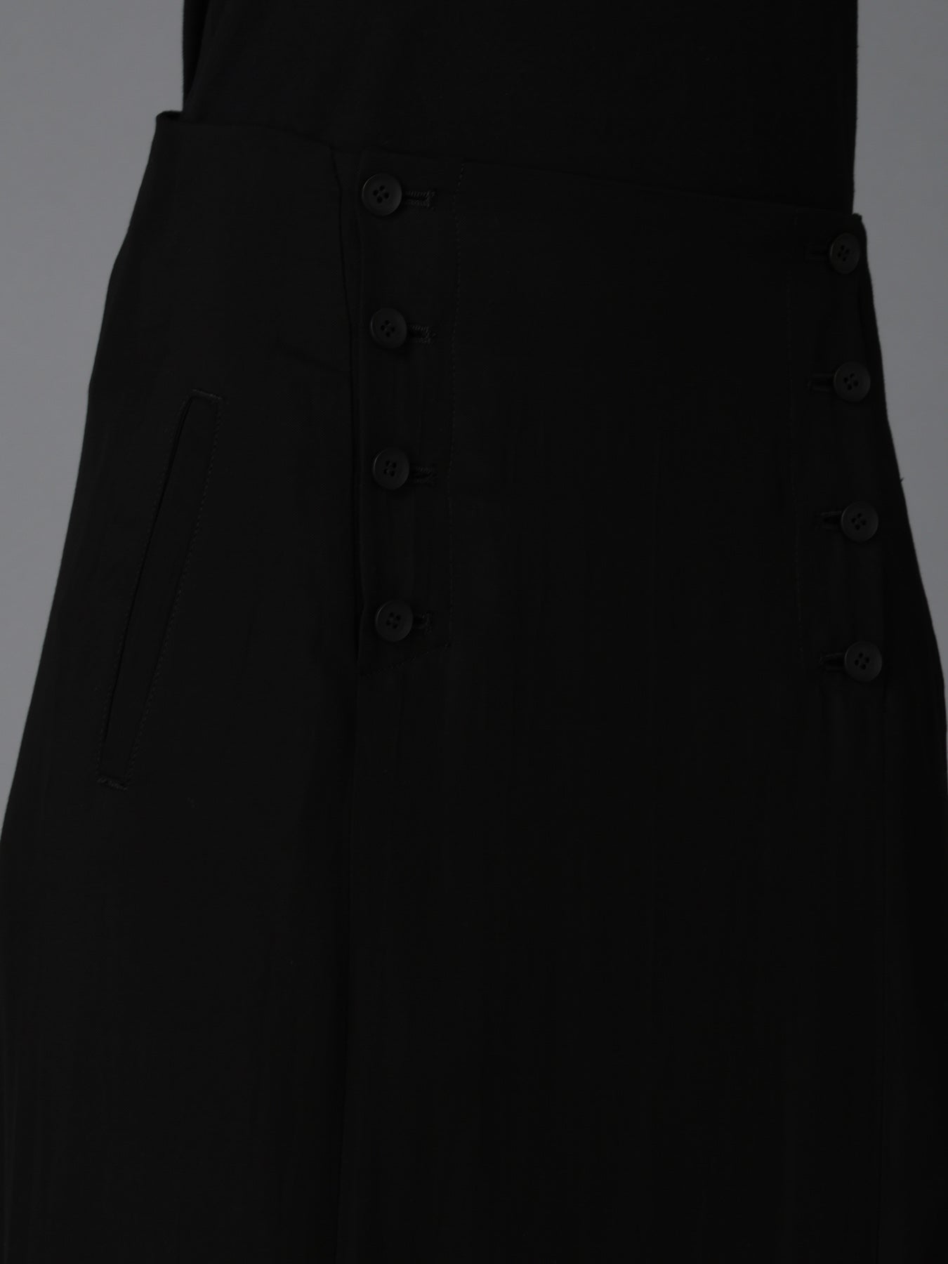 HIGH TWIST GABARDINE FLARED PANEL PENCIL SKIRT – THE SHOP YOHJI