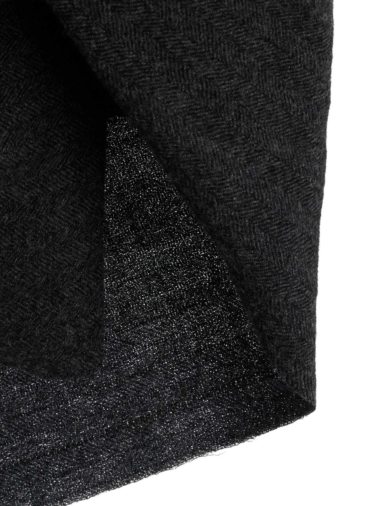HERRINGBONE DRAPED SKIRT