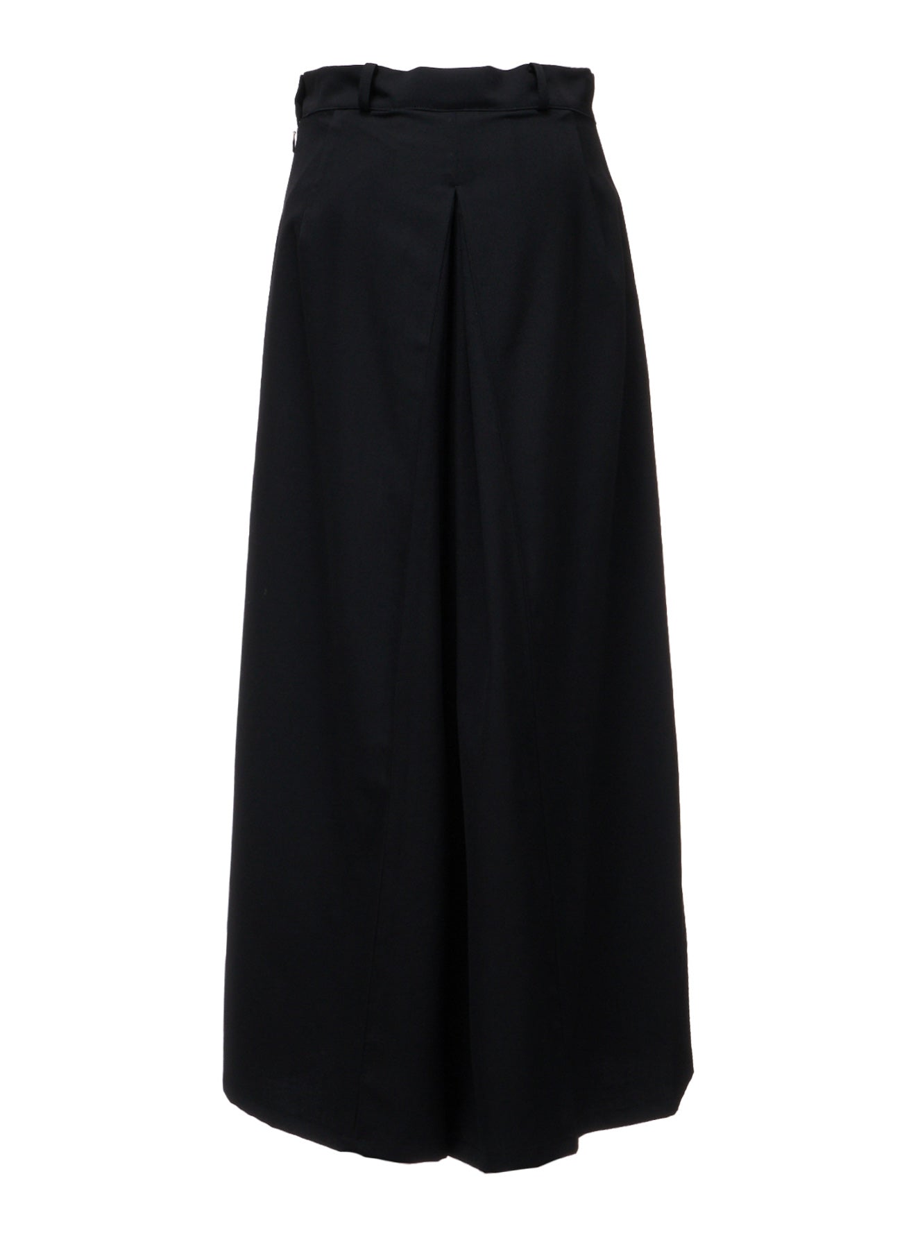 WOOL GABARDINE  BACK SLIT SKIRT