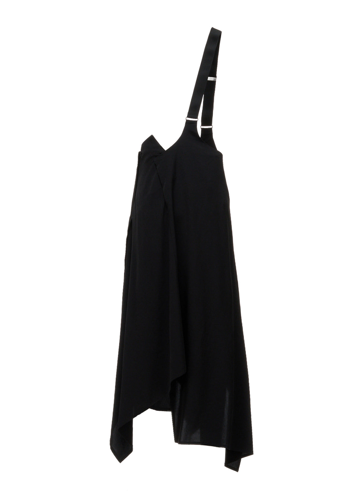 TA/PE CREPE DE CHINE ONE-SHOULDER ASYMMETRIC SKIRT