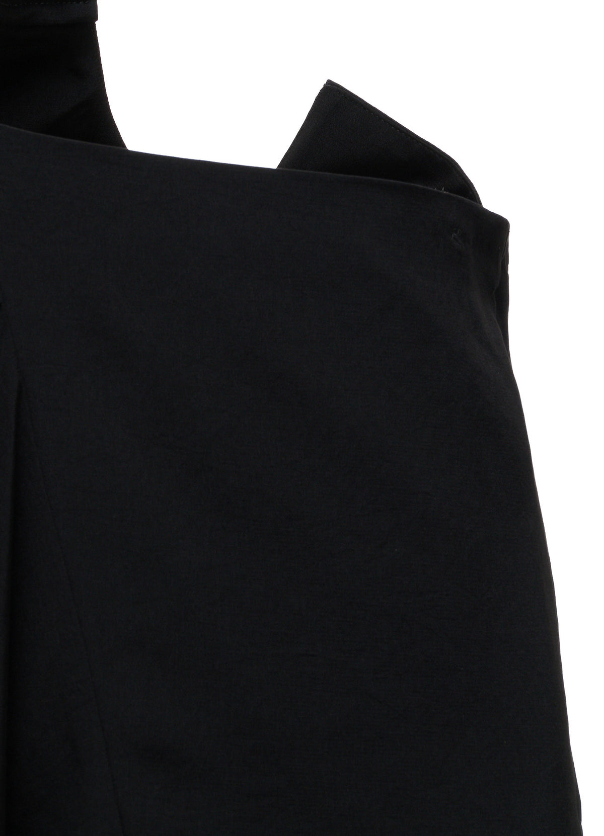 TA/PE CREPE DE CHINE ONE-SHOULDER ASYMMETRIC SKIRT