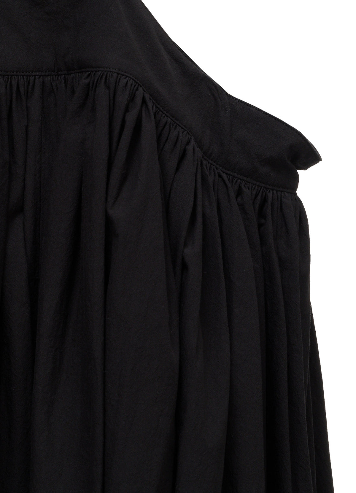 HIGH TWIST POPLIN SUSPENDER SKIRT