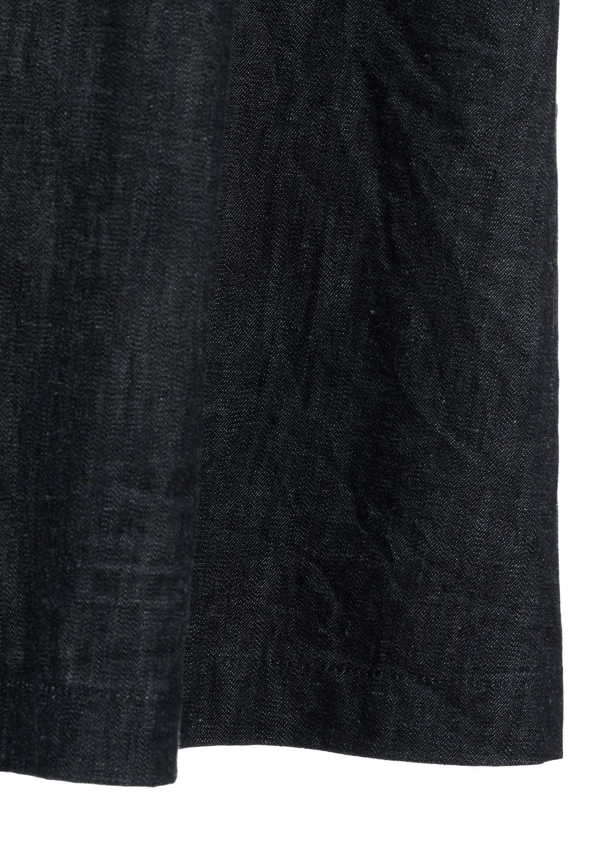 6OZ DENIM SIDE DRAPED SKIRT