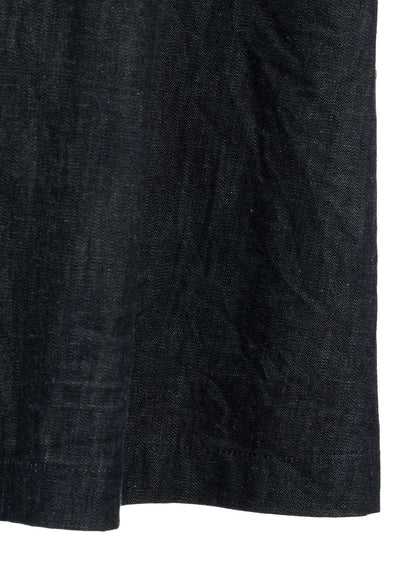 6OZ DENIM SIDE DRAPED SKIRT