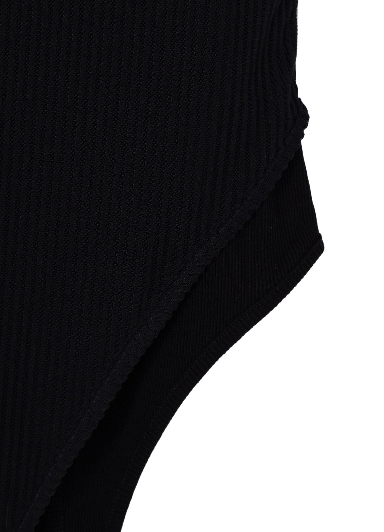 STRIPE TULLE  LAYERED BODYSUIT