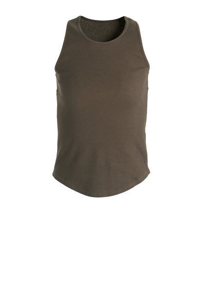 C/ RIB LAYERED CARDIGAN T
