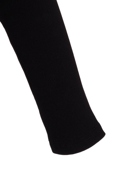 C/ RIB LAYERED CARDIGAN T