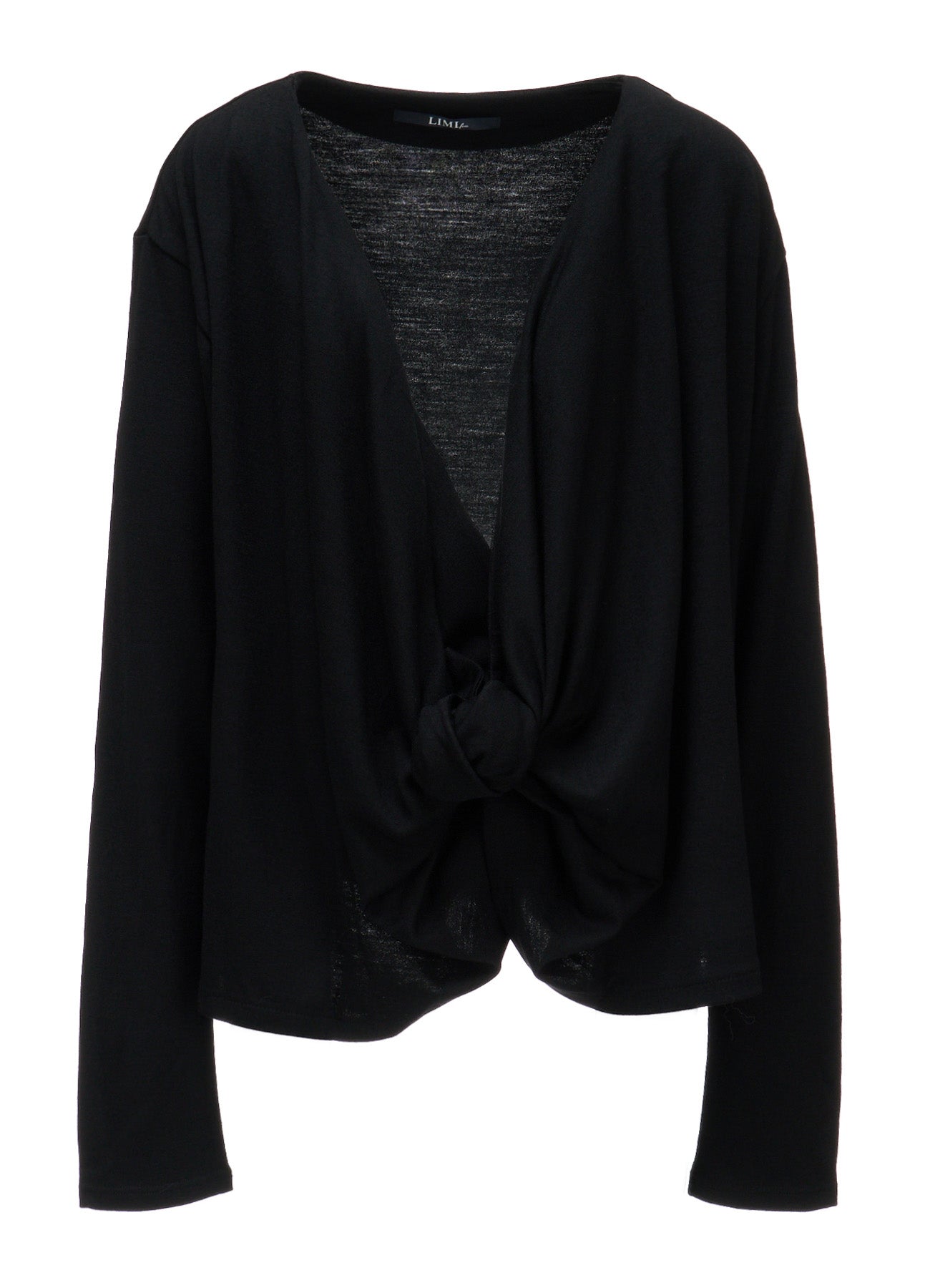 W/ SINGLE JERSEY KNOT DETAIL CARDIGAN – THE SHOP YOHJI YAMAMOTO