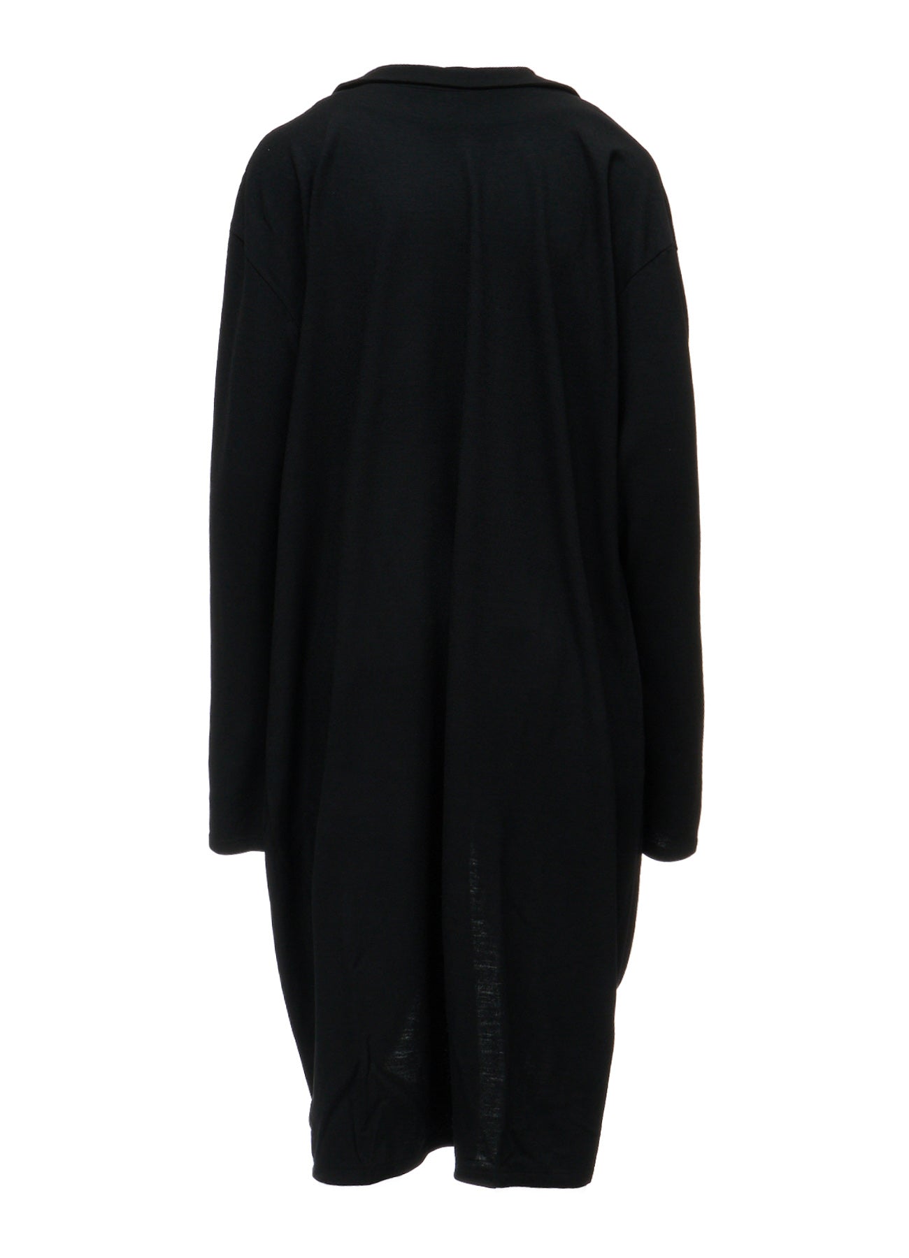W/ SINGLE JERSEY KNOT DETAIL LONG CARDIGAN
