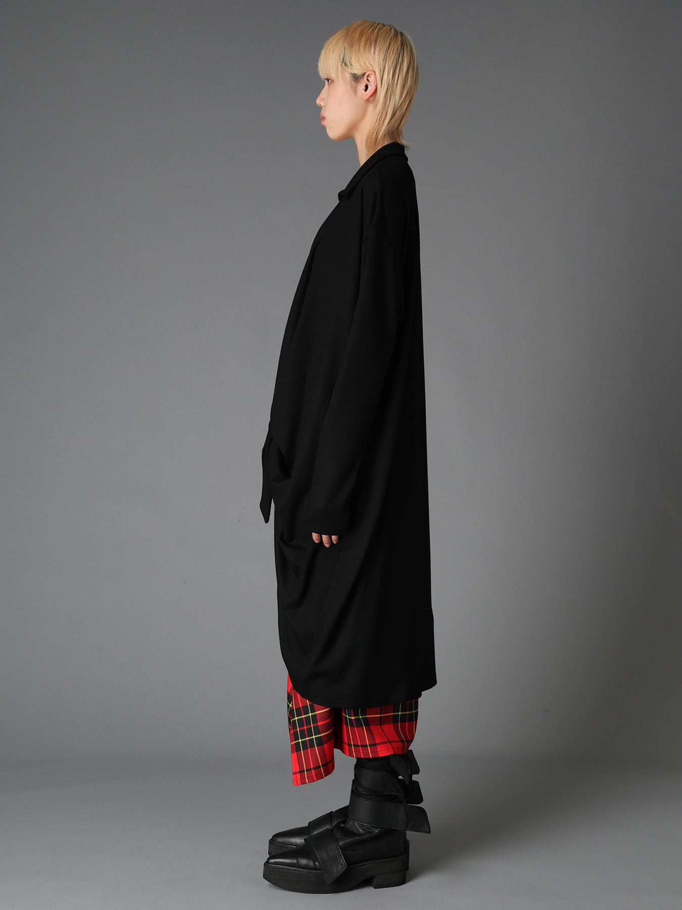 W/ SINGLE JERSEY KNOT DETAIL LONG CARDIGAN – THE SHOP YOHJI YAMAMOTO