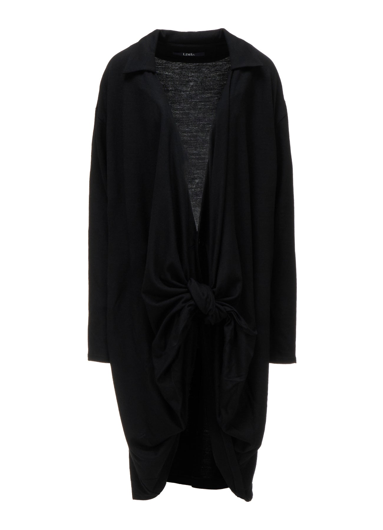 W/ SINGLE JERSEY KNOT DETAIL LONG CARDIGAN – THE SHOP YOHJI YAMAMOTO