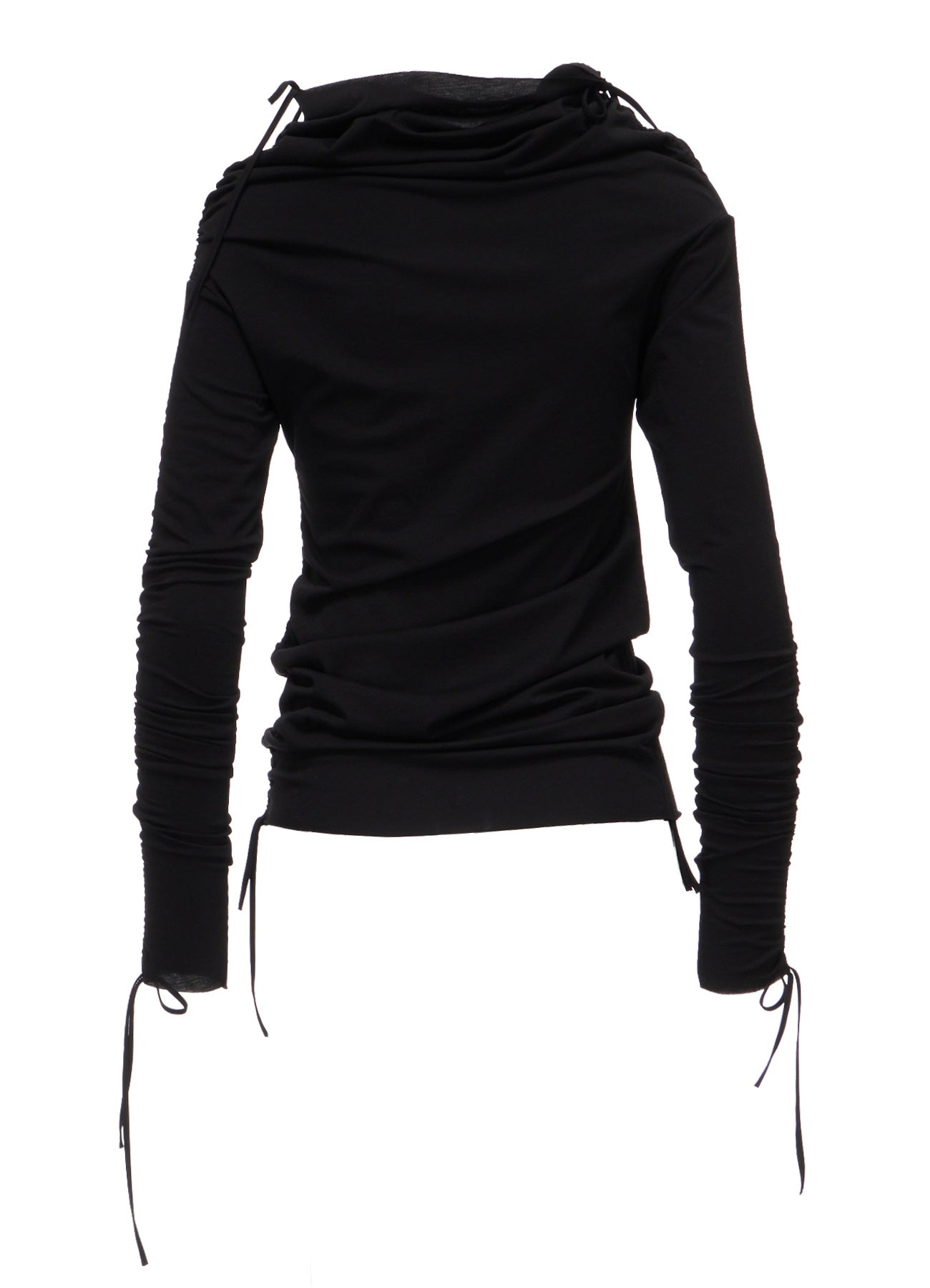 BIAS JERSEY GATHERED SLIM T