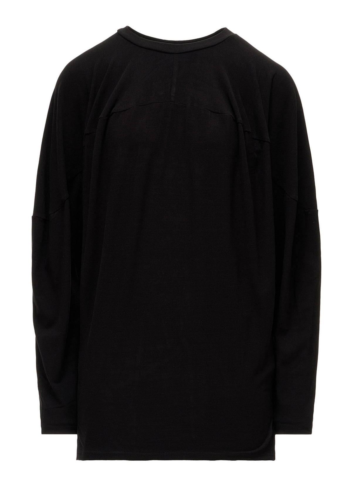 BRUSHED STRETCH JERSEY BALLOON LONG SLEEVE T