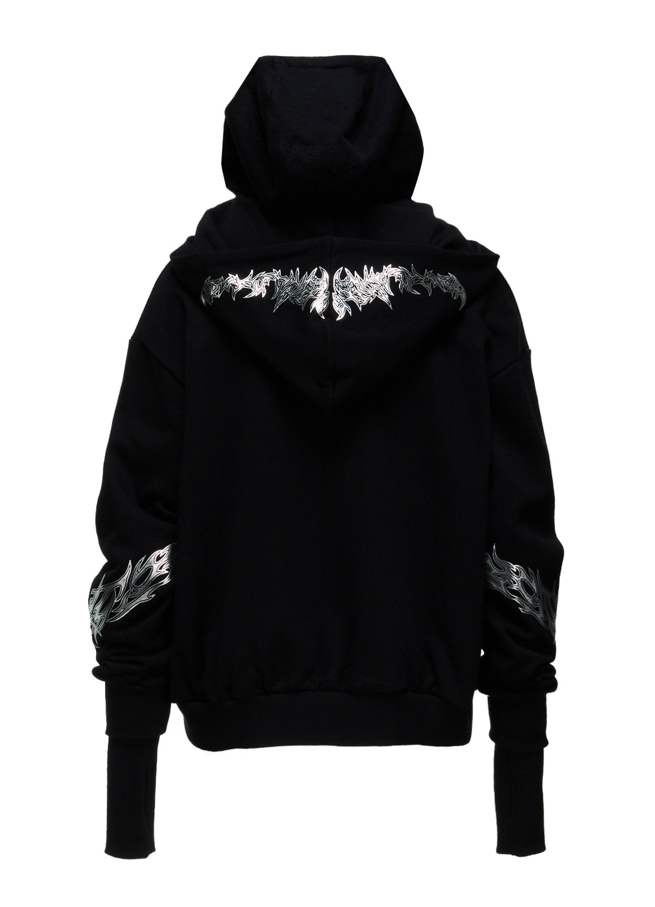 TRIBAL PRINT FRENCH TERRY DOUBLE HOOD PULLOVER – THE SHOP YOHJI