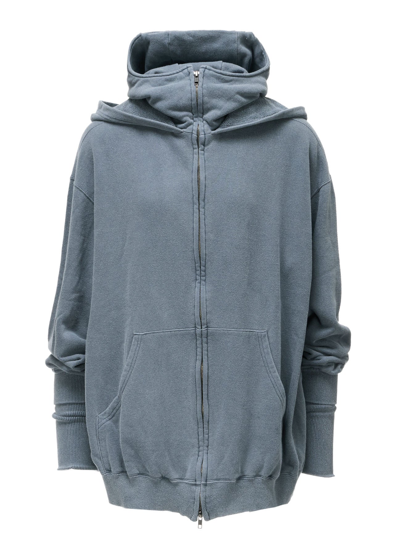 GARMENT DYED FRENCH TERRY DOUBLE HOOD PARKA – THE SHOP YOHJI YAMAMOTO