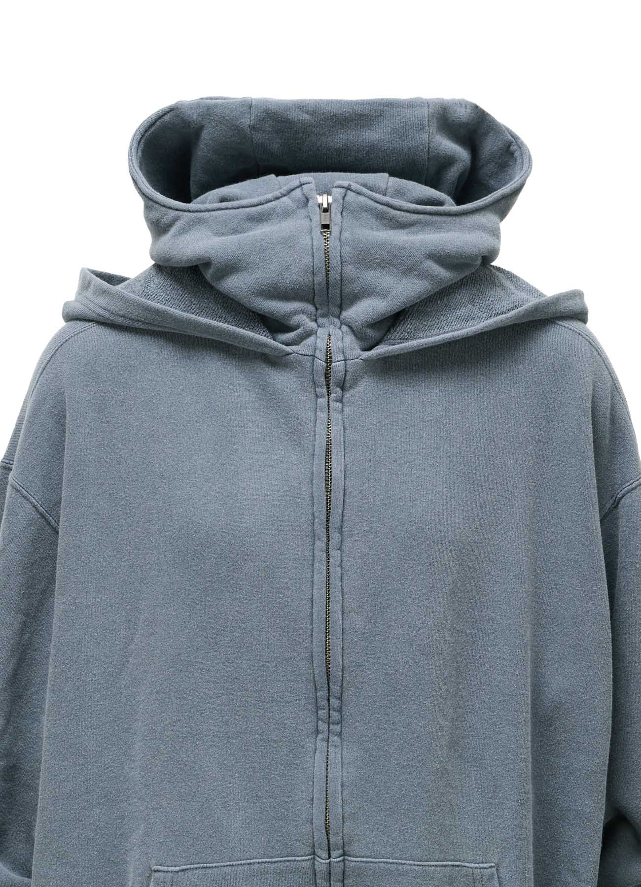 GARMENT DYED FRENCH TERRY DOUBLE HOOD PARKA – THE SHOP YOHJI YAMAMOTO