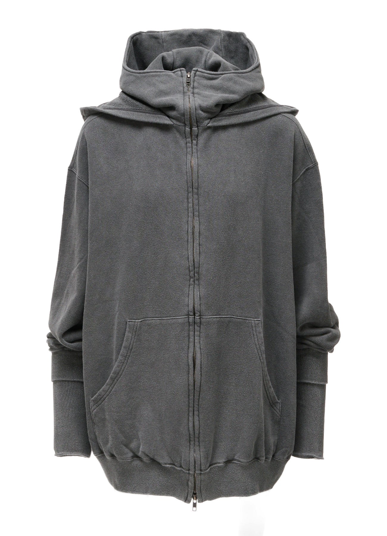 GARMENT DYED FRENCH TERRY DOUBLE HOOD PARKA – THE SHOP YOHJI YAMAMOTO