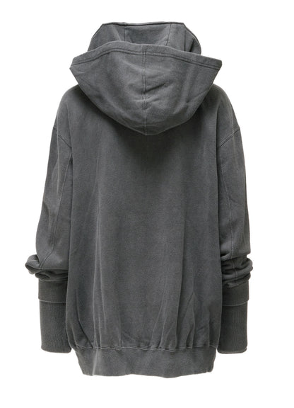 GARMENT DYED FRENCH TERRY DOUBLE HOOD PARKA