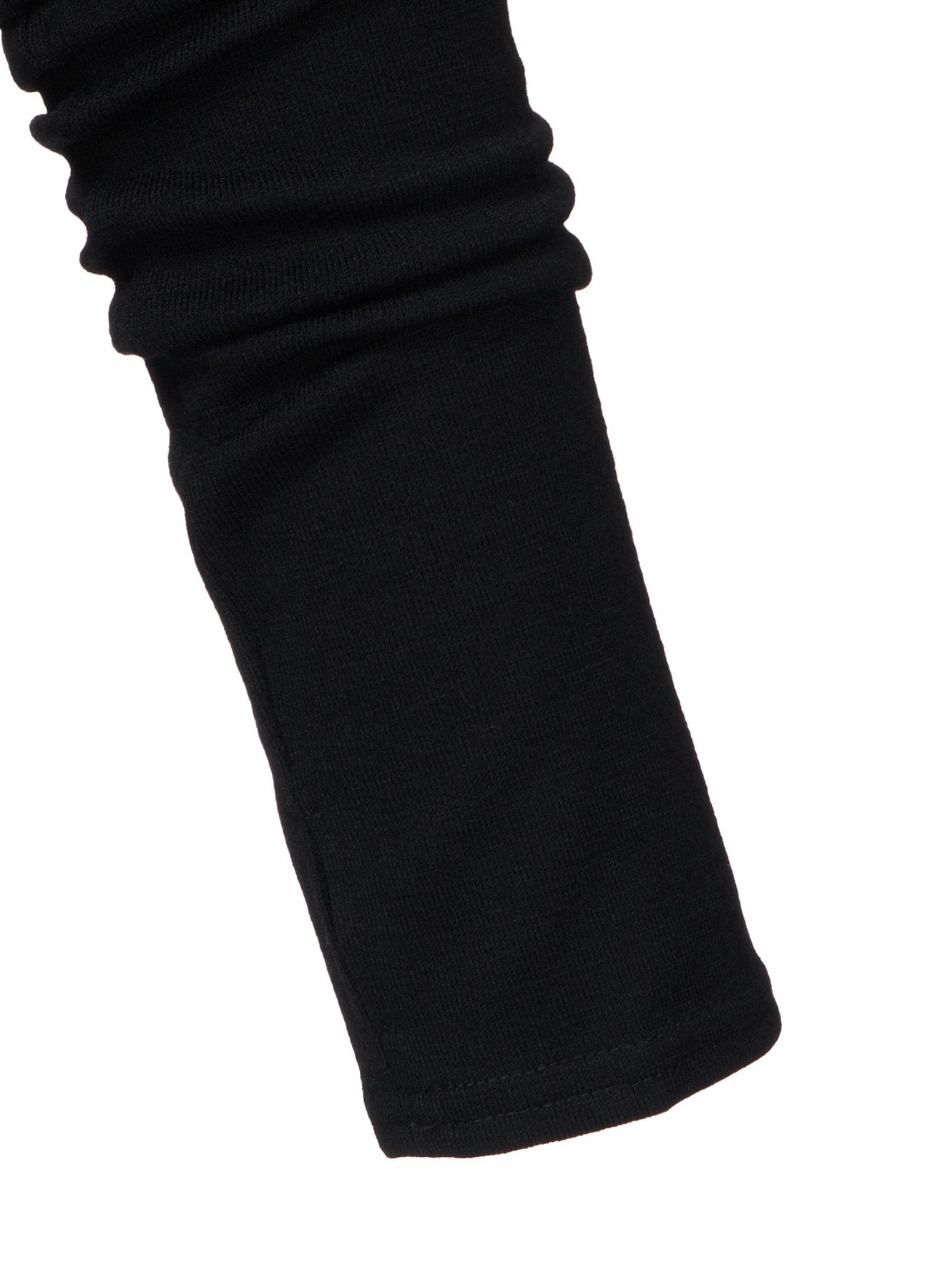W/ SINGLE JERSEY SCARF DETAIL HOODED T SHIRT