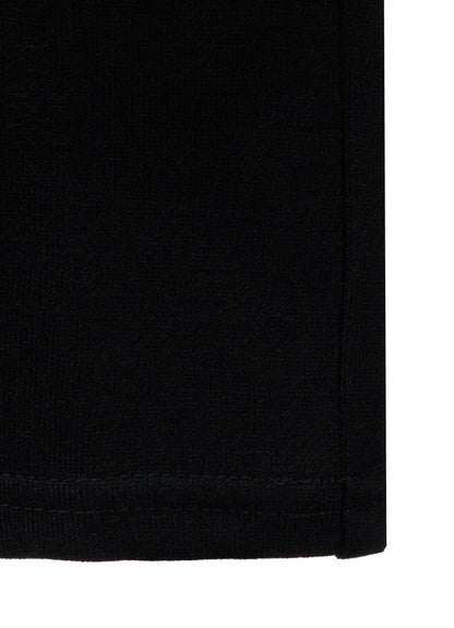 W/ SINGLE JERSEY SCARF DETAIL HOODED T SHIRT