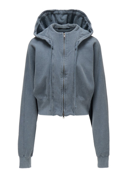 GARMENT DYED FRENCH TERRY SHORT PARKA