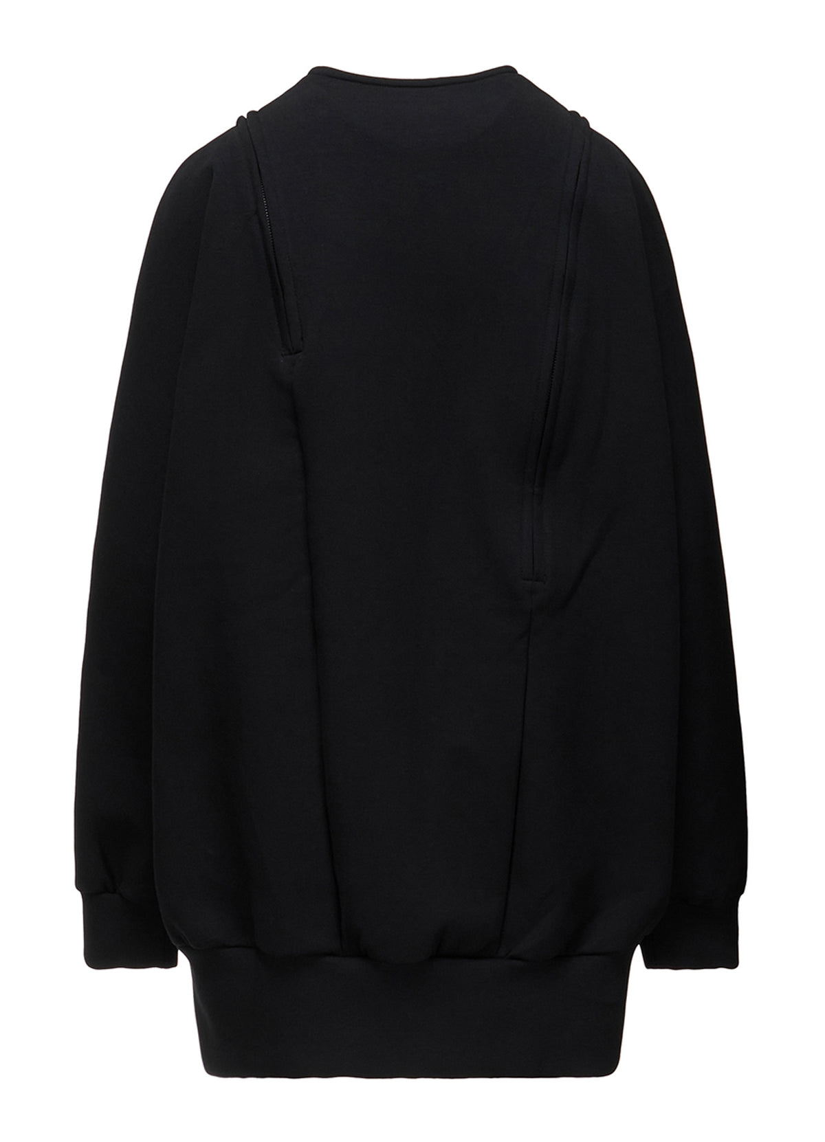 DOUBLE FACE JERSEY LONG ZIP BLOUSON