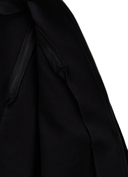 DOUBLE FACE JERSEY LONG ZIP BLOUSON