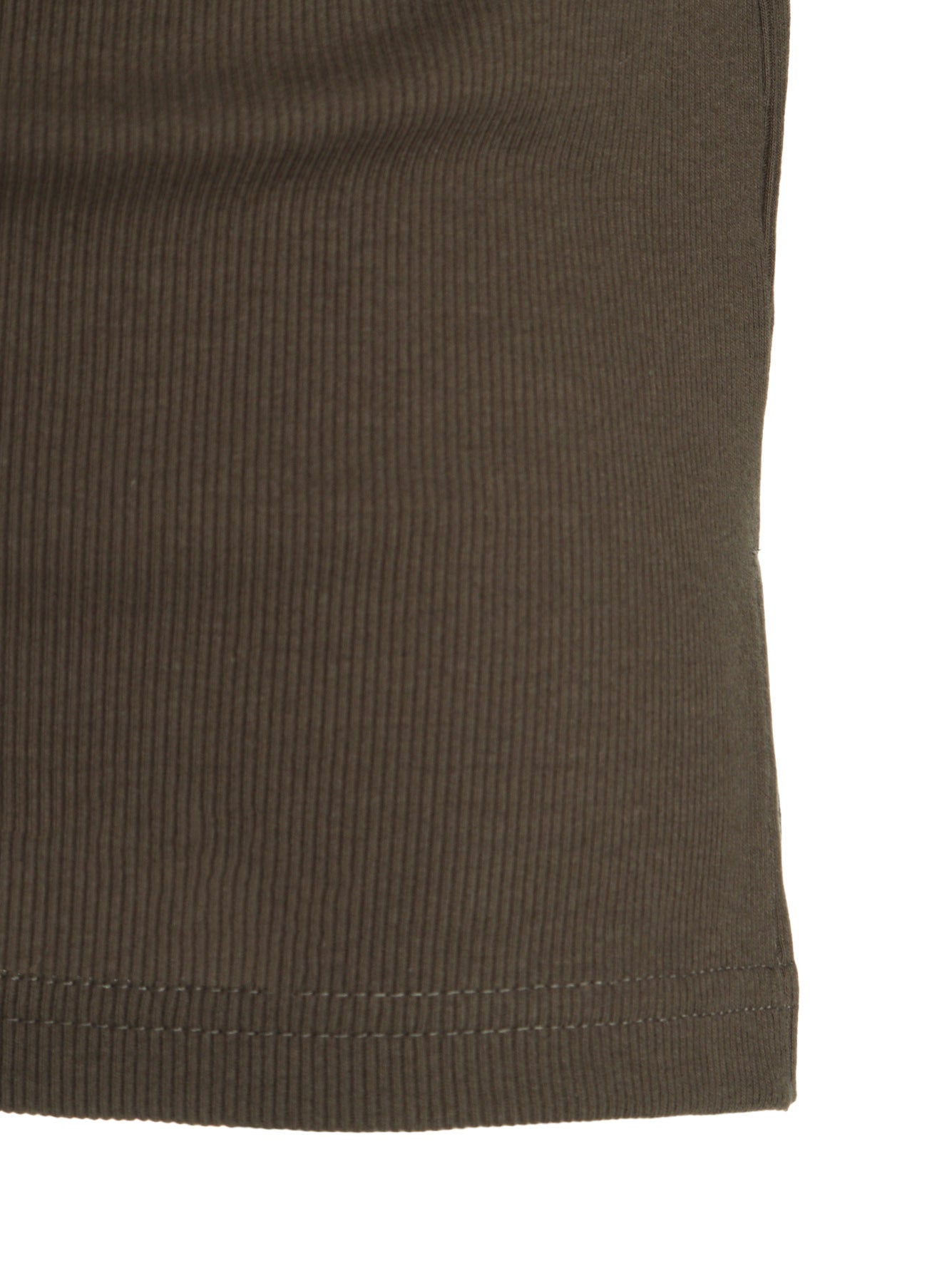 C/ RIB SLIT CHEST LONG SLEEVE T – THE SHOP YOHJI YAMAMOTO