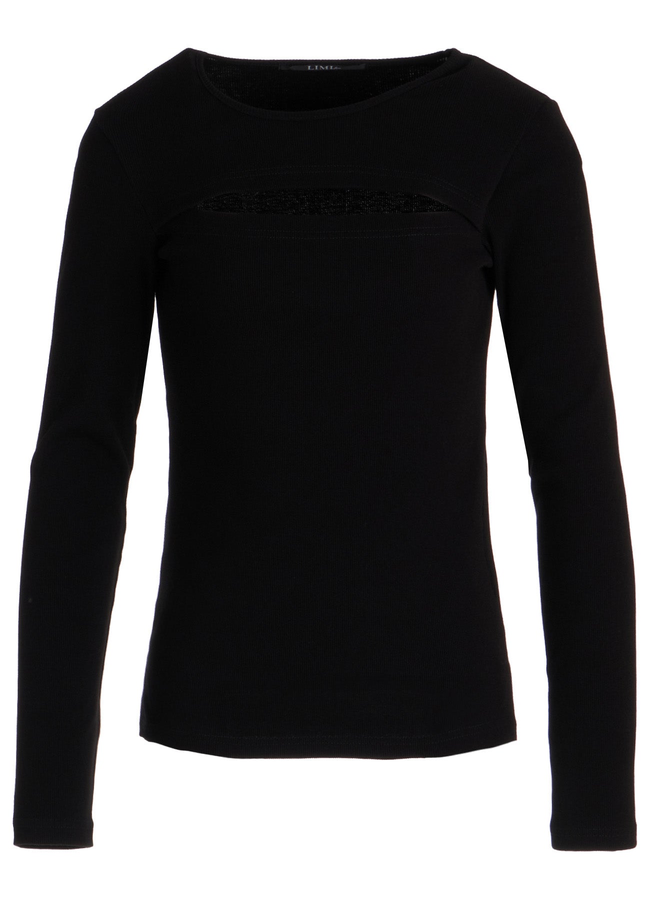 C/ RIB SLIT CHEST LONG SLEEVE T – THE SHOP YOHJI YAMAMOTO