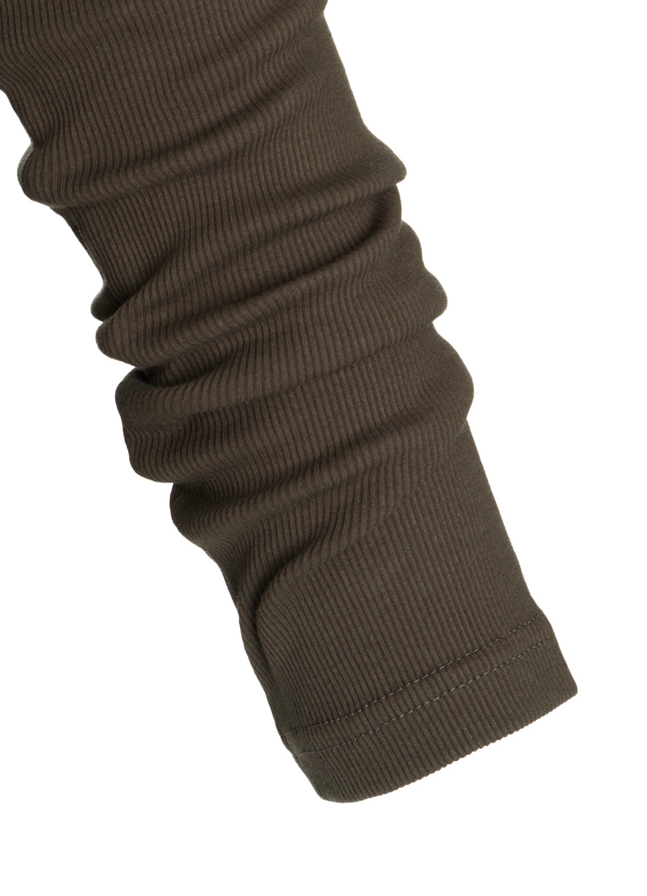 C/ RIB LAYERED DETAIL T SHIRT