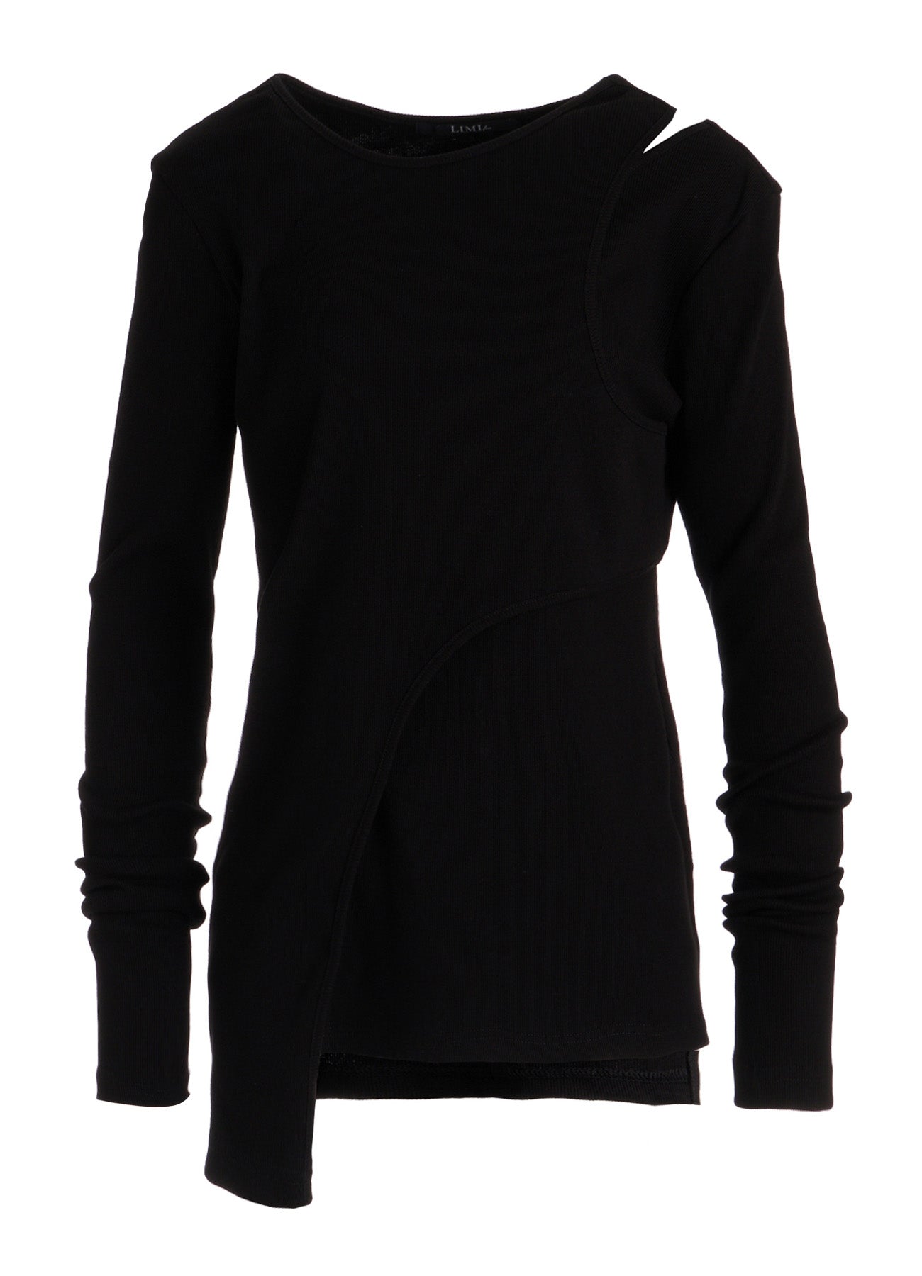 C/ RIB LAYERED DETAIL T SHIRT – THE SHOP YOHJI YAMAMOTO