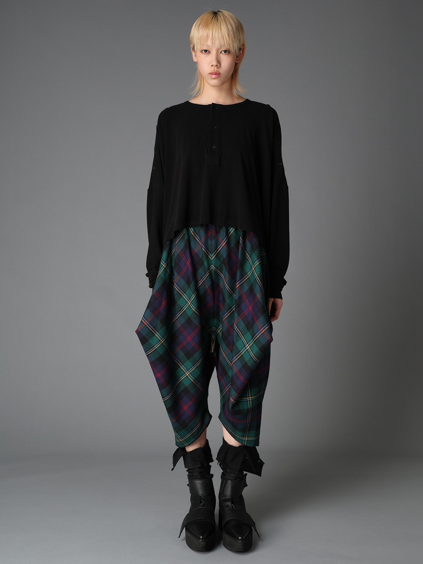 トップス Shetokyo Terrie BRUSHED STRETCH JERSEY SHOULDER OPEN SHORT T – THE SHOP YOHJI YAMAMOTO