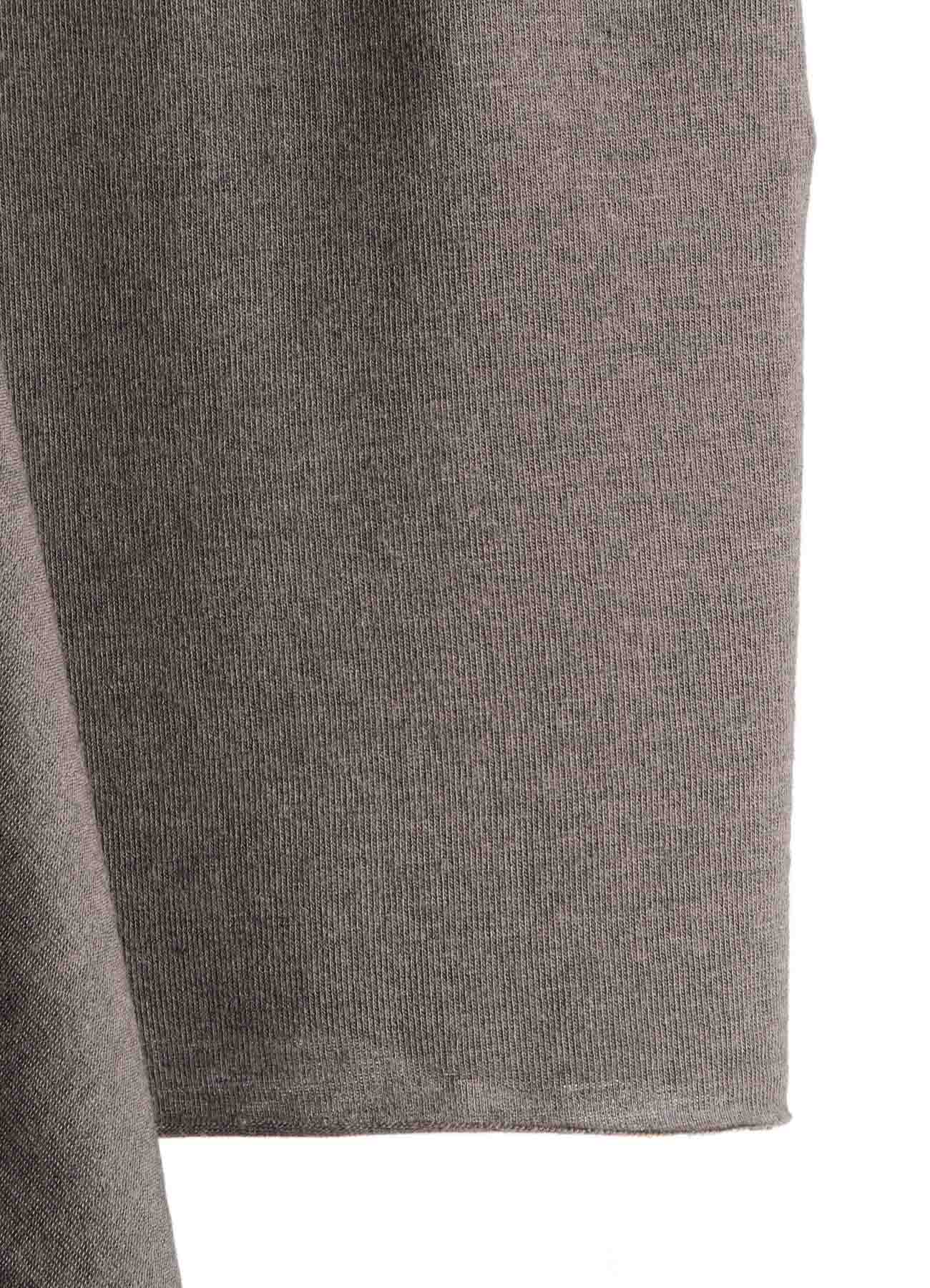 GAUZE STRETCH JERSEY FRONT DRAPE T
