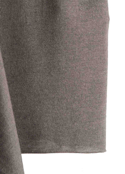 GAUZE STRETCH JERSEY FRONT DRAPE T