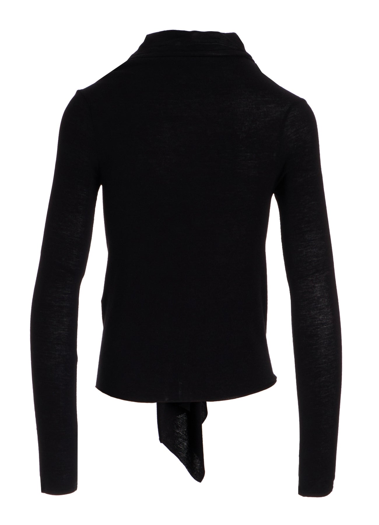 GAUZE STRETCH JERSEY FRONT DRAPE T