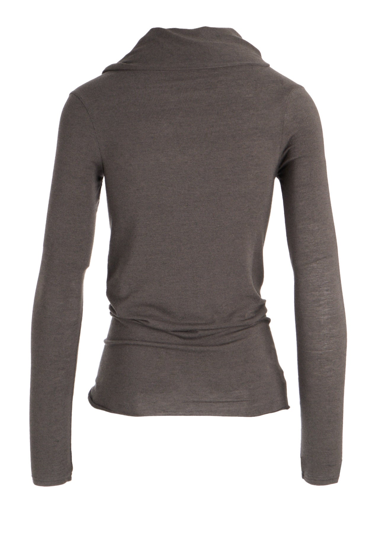 GAUZE STRETCH JERSEY DRAPED T