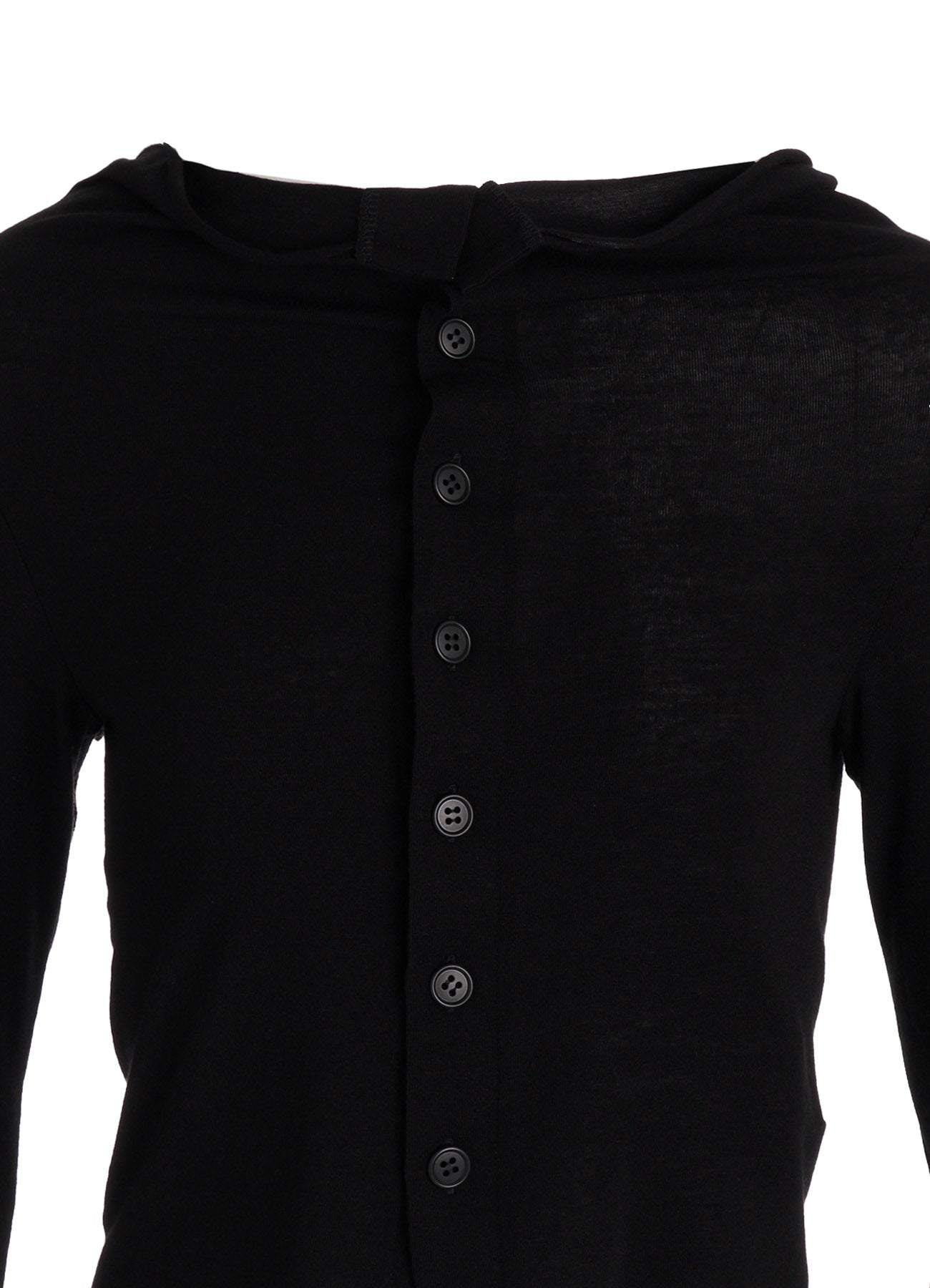 GAUZE STRETCH JERSEY DRAPED CARDIGAN