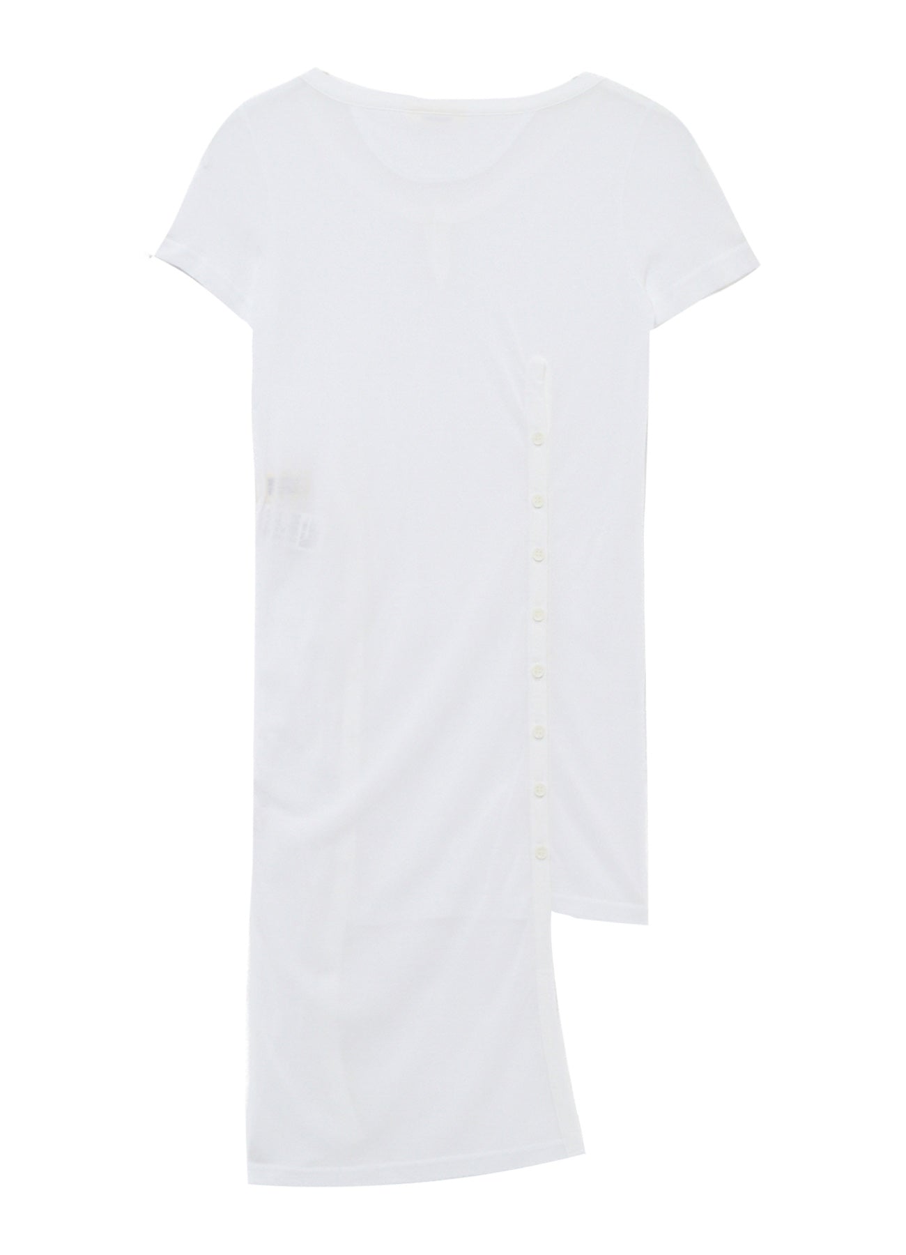 HIGH TWIST JERSEY KEY NECK SIDE SLIT – THE SHOP YOHJI YAMAMOTO