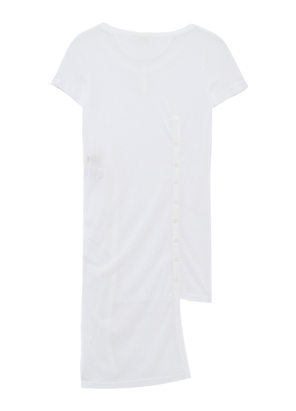 HIGH TWIST JERSEY KEY NECK SIDE SLIT