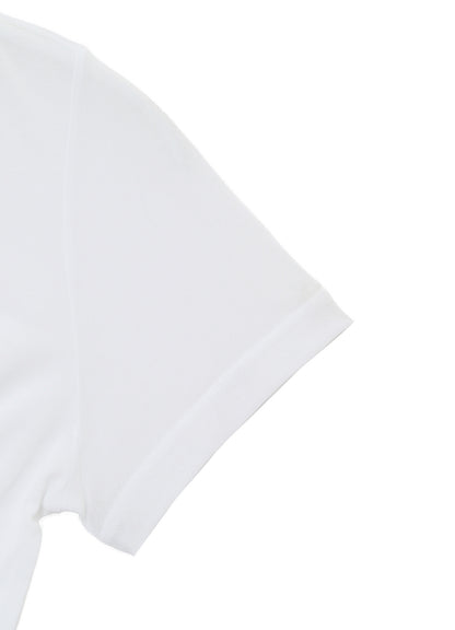HIGH TWIST JERSEY KEY NECK SIDE SLIT