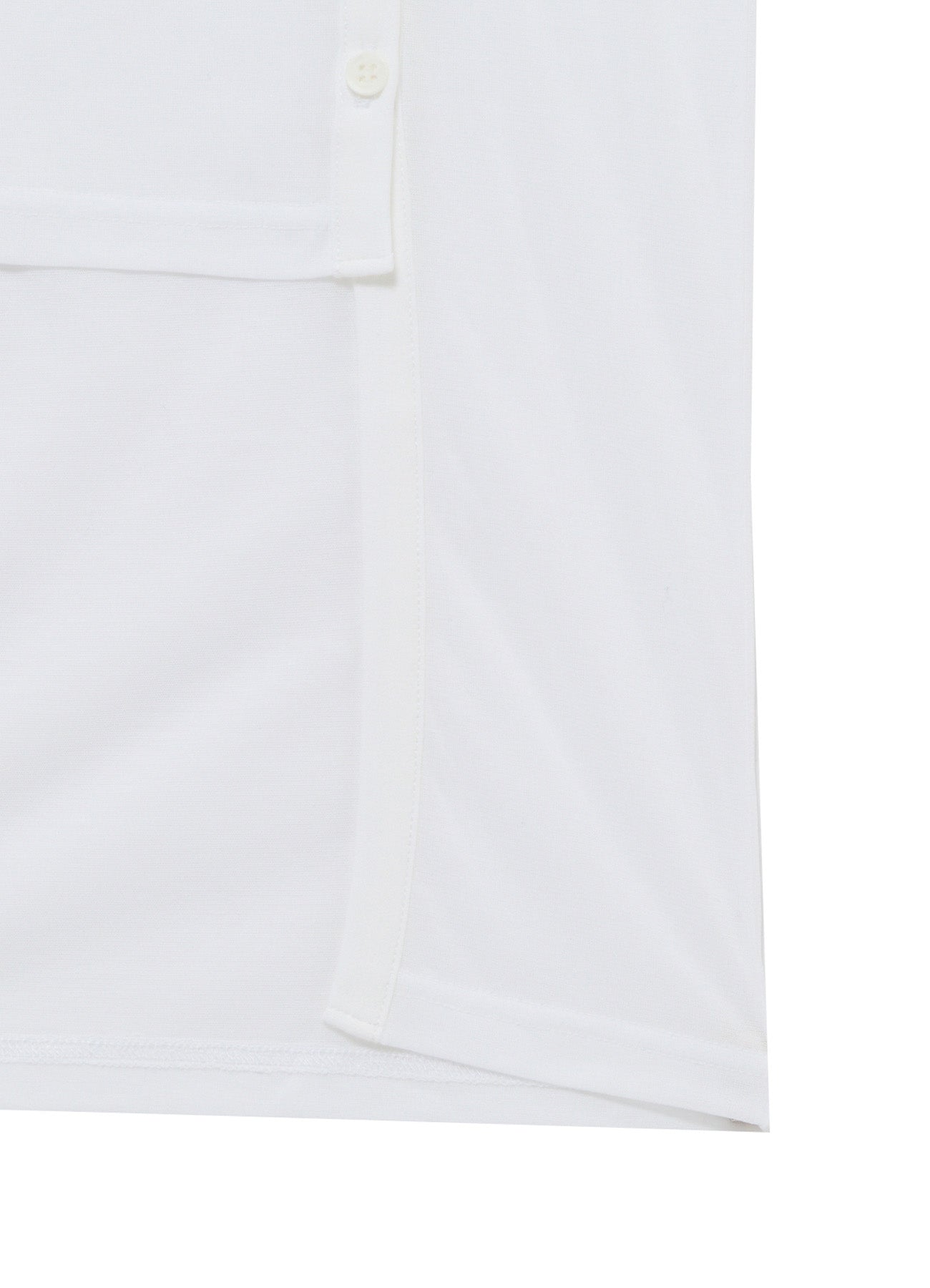 HIGH TWIST JERSEY KEY NECK SIDE SLIT – THE SHOP YOHJI YAMAMOTO